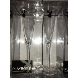Playboy 2 verres à champagne