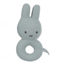 MIFFY GREEN KNIT RATTLE