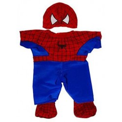 Spiderman-Outfit für Bär 30 CM