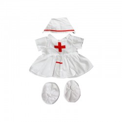 Nurse dress for bear 30 cm