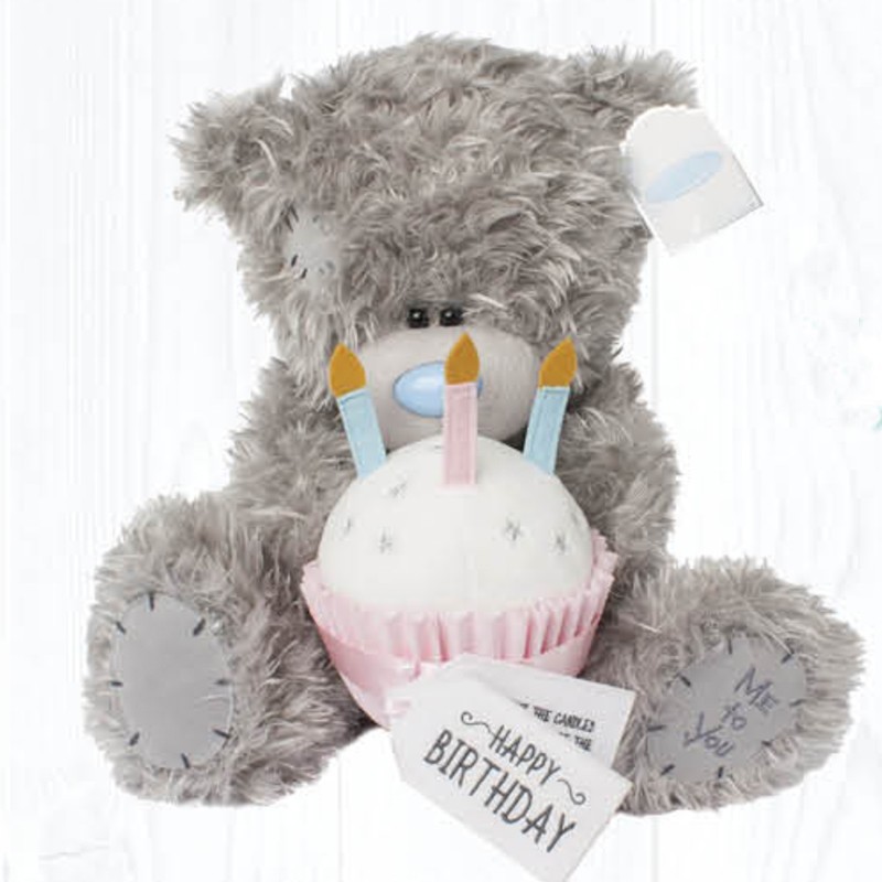 Me To You 29 Cm Bear With Cake Happy Birthday